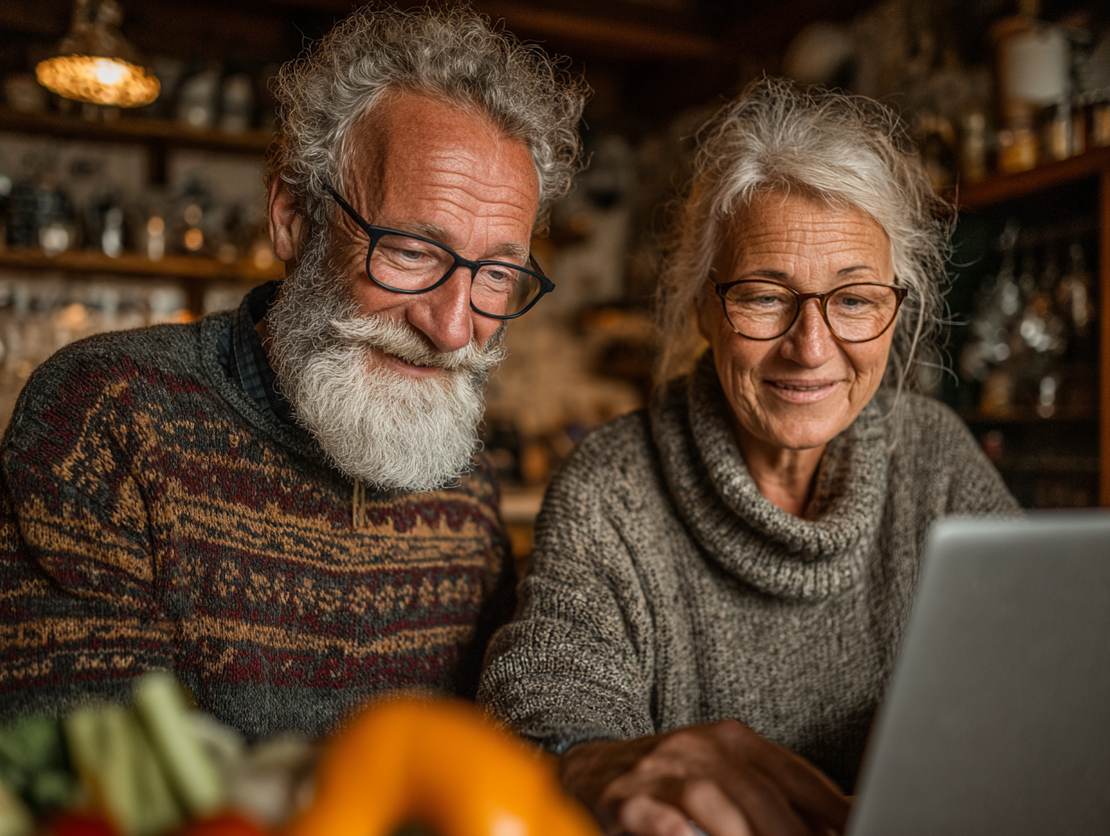 Щасливі люди старшого віку